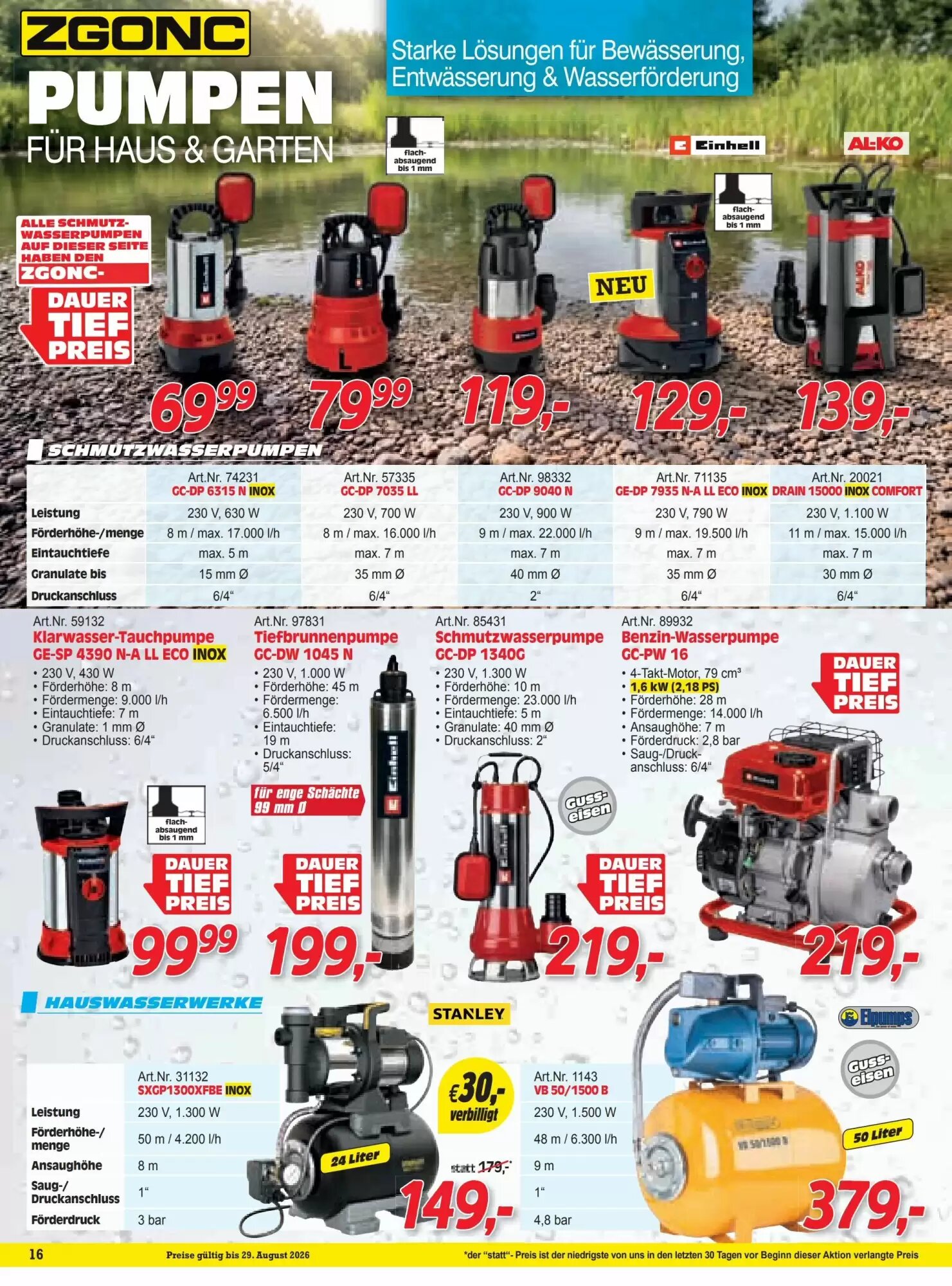 Zgonc Flugblatt (ab 28.07.2026) - Angebote und Prospekt - Seite 16