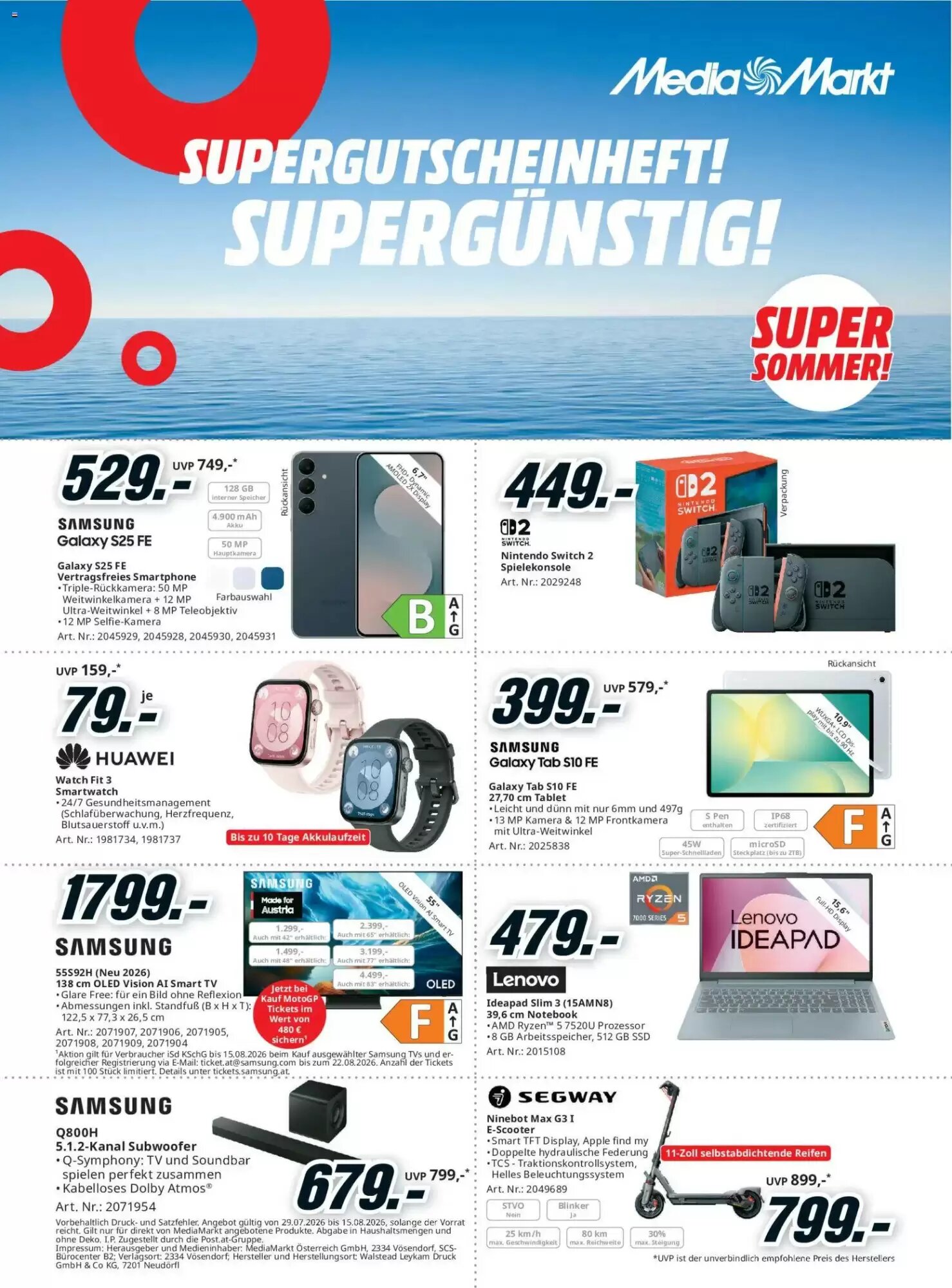 Media Markt Flugblatt (ab 29.07.2026) - Angebote und Prospekt - Seite 1