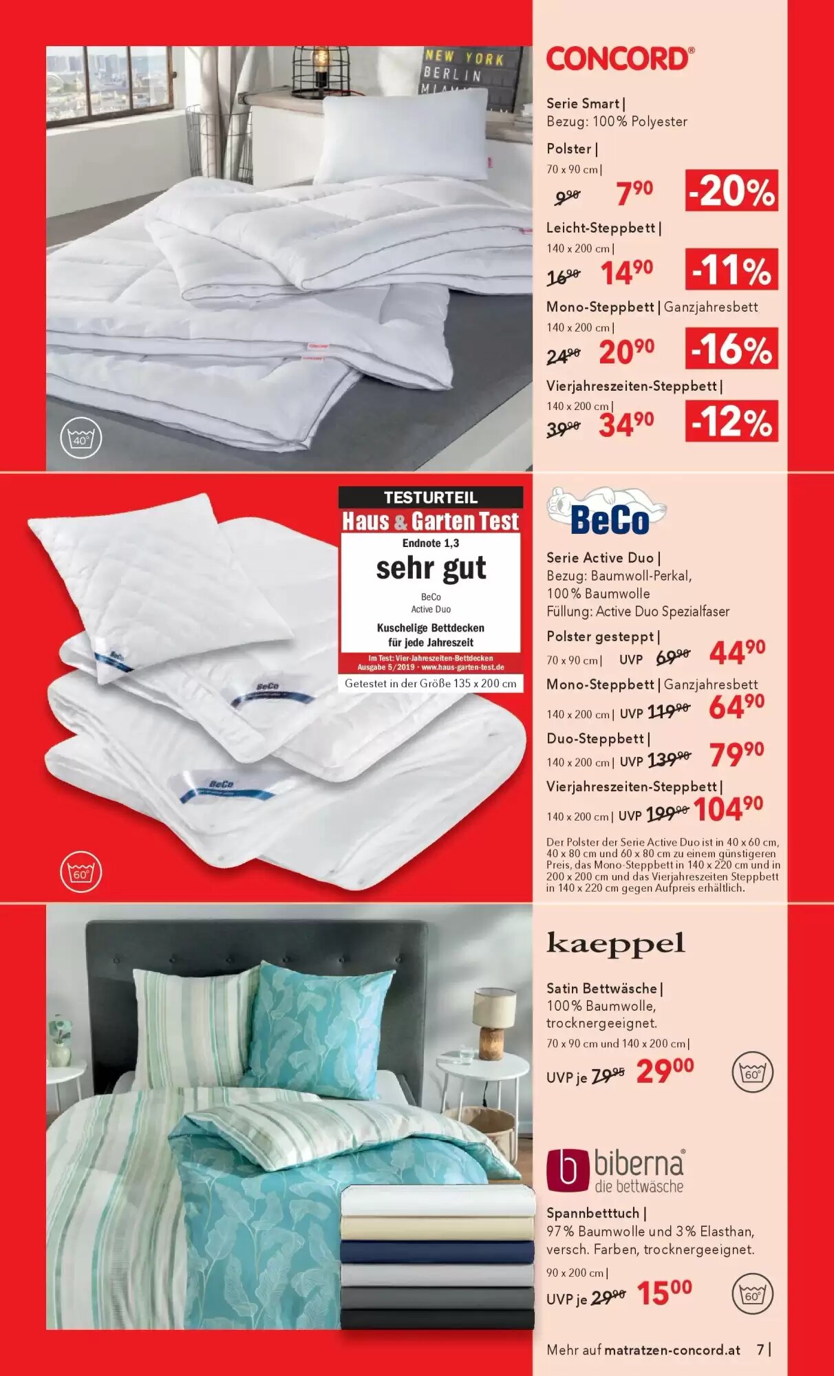 Matratzen Concord Flugblatt (ab 29.07.2026) - Angebote und Prospekt - Seite 7