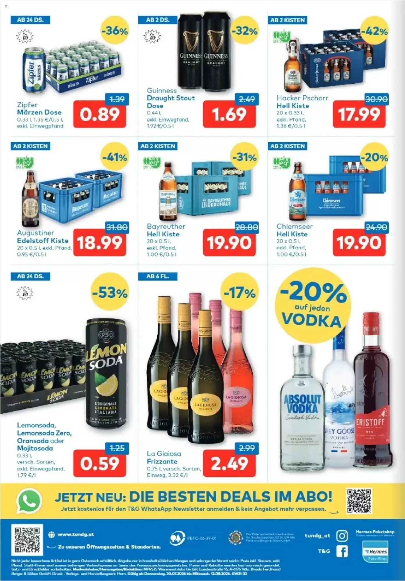 T&G Flugblatt (ab 30.07.2026) - Angebote und Prospekt - Seite 8