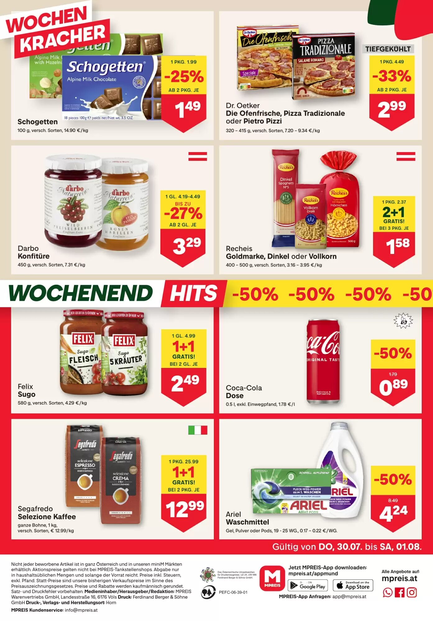 MPreis Flugblatt (ab 30.07.2026) - Angebote und Prospekt - Seite 12