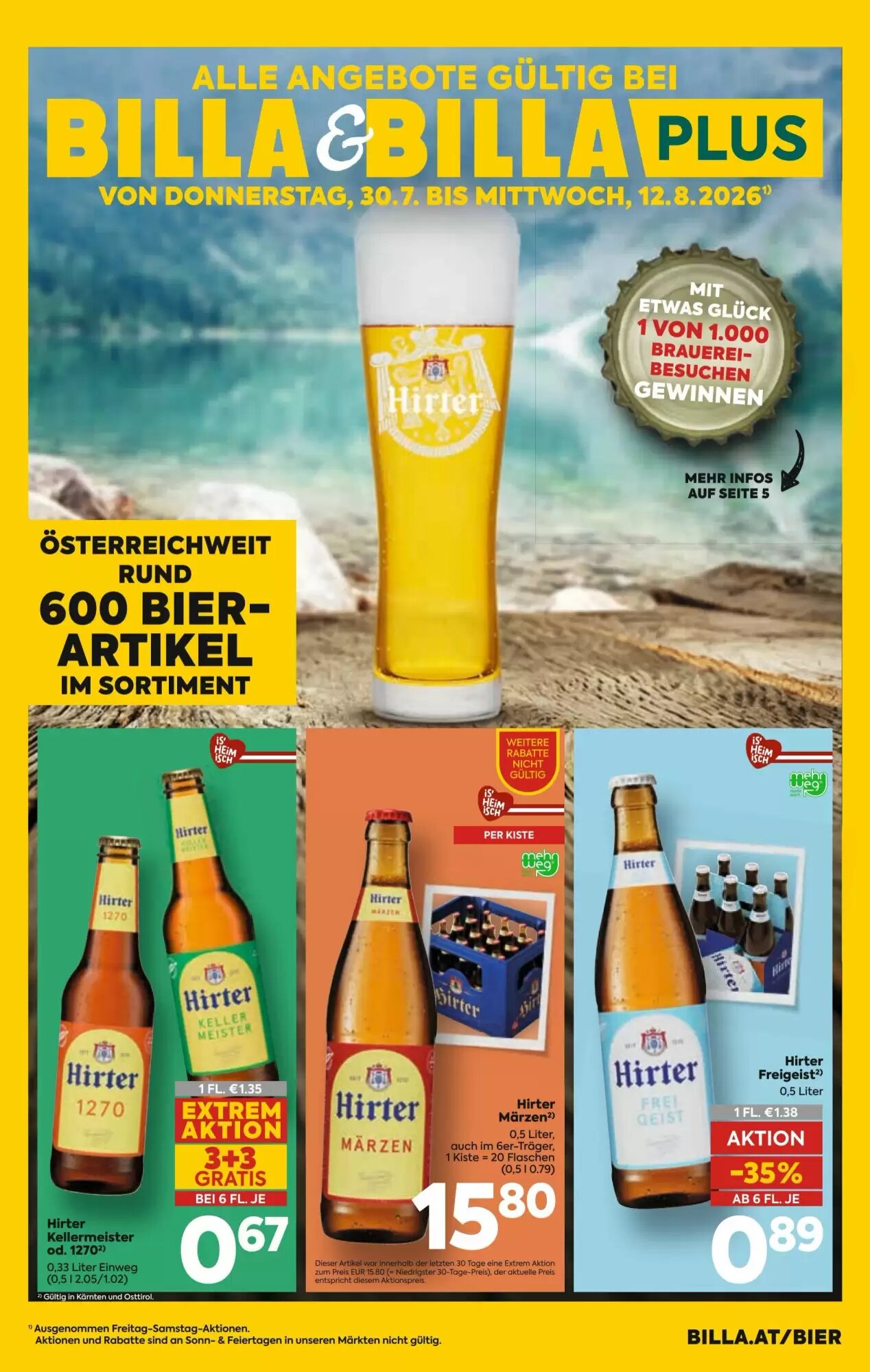 Billa Flugblatt (ab 30.07.2026) - Angebote und Prospekt - Seite 10