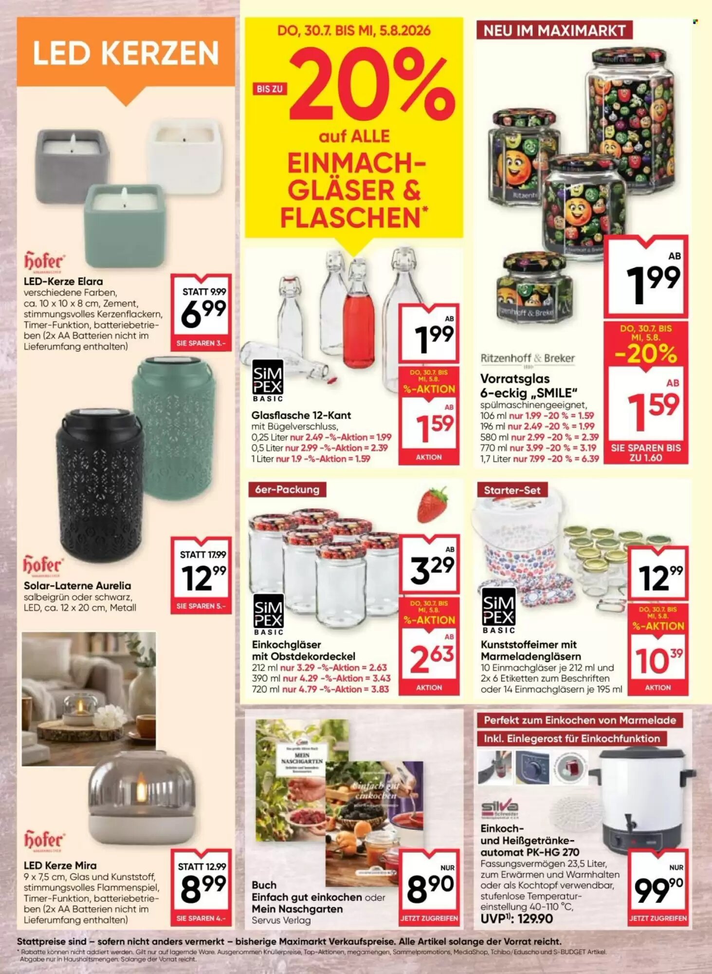 Maximarkt Flugblatt (ab 30.07.2026) - Angebote und Prospekt - Seite 16