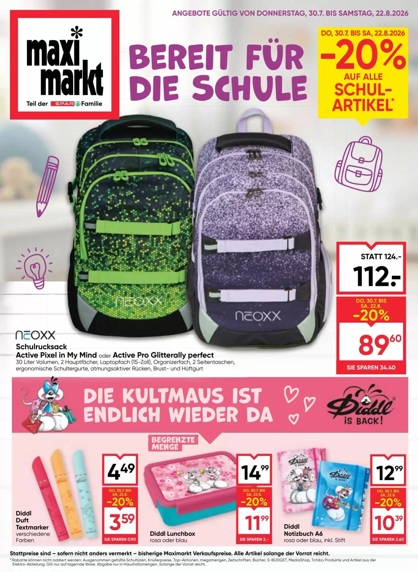 Maximarkt Flugblatt (ab 30.07.2026) - Angebote und Prospekt - Seite 1
