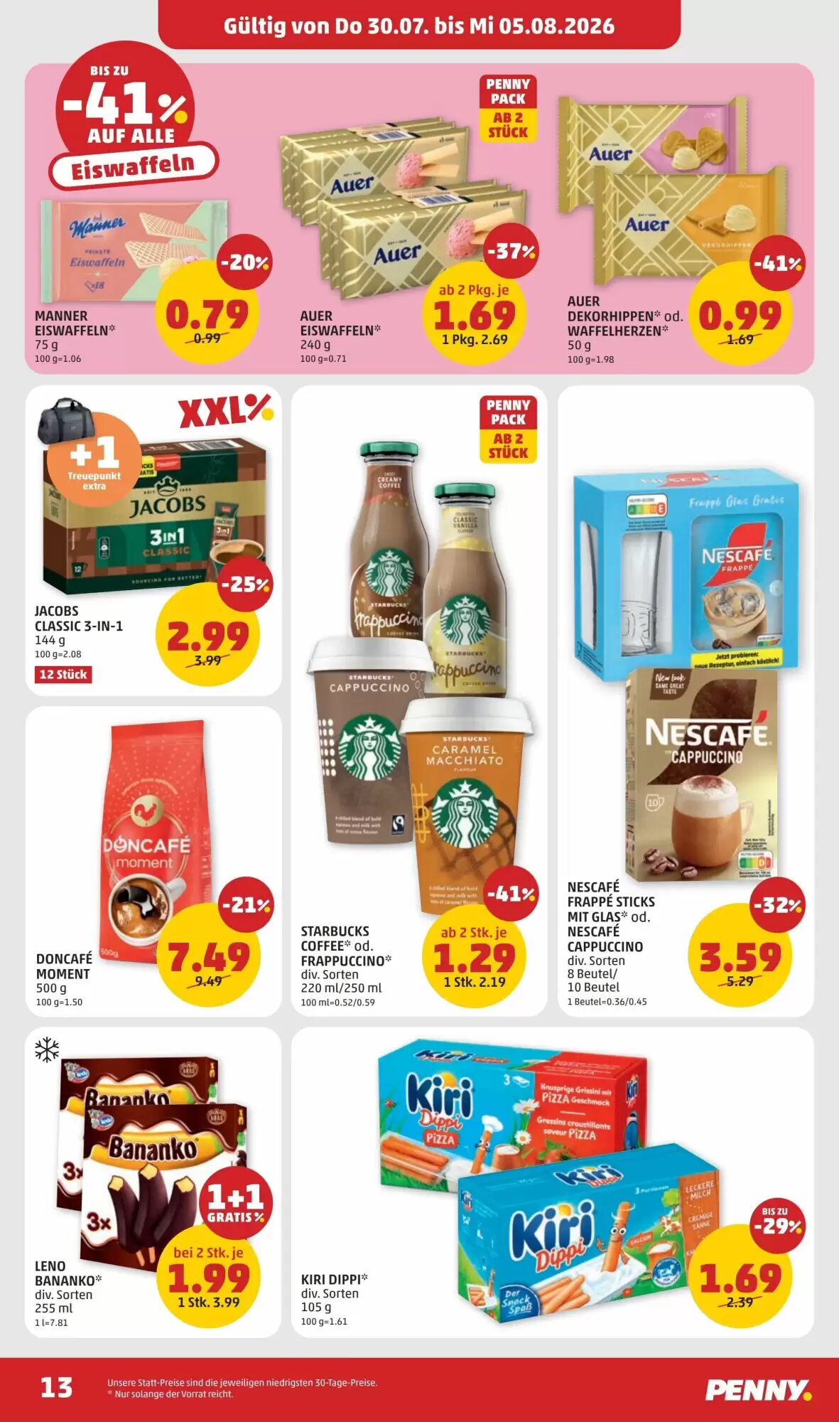PENNY Flugblatt (ab 30.07.2026) - Angebote und Prospekt - Seite 13