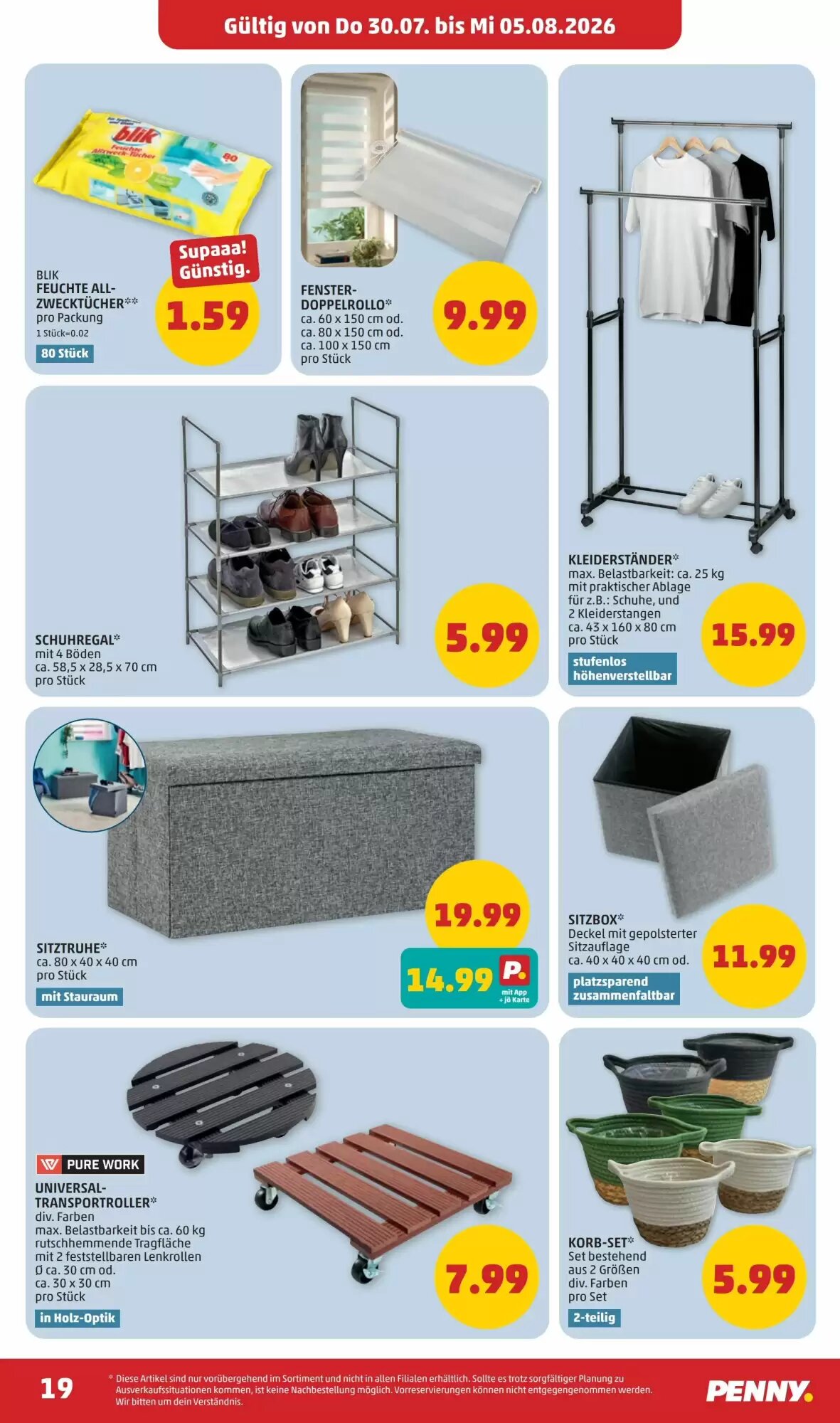 PENNY Flugblatt (ab 30.07.2026) - Angebote und Prospekt - Seite 19