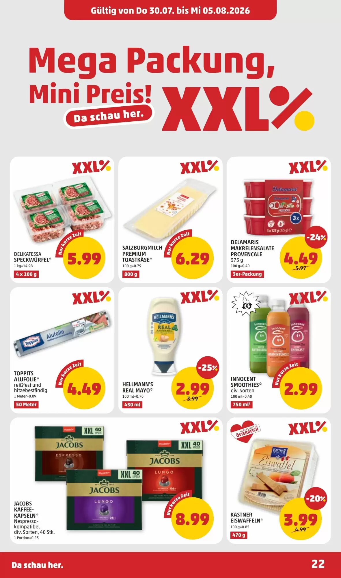 PENNY Flugblatt (ab 30.07.2026) - Angebote und Prospekt - Seite 22