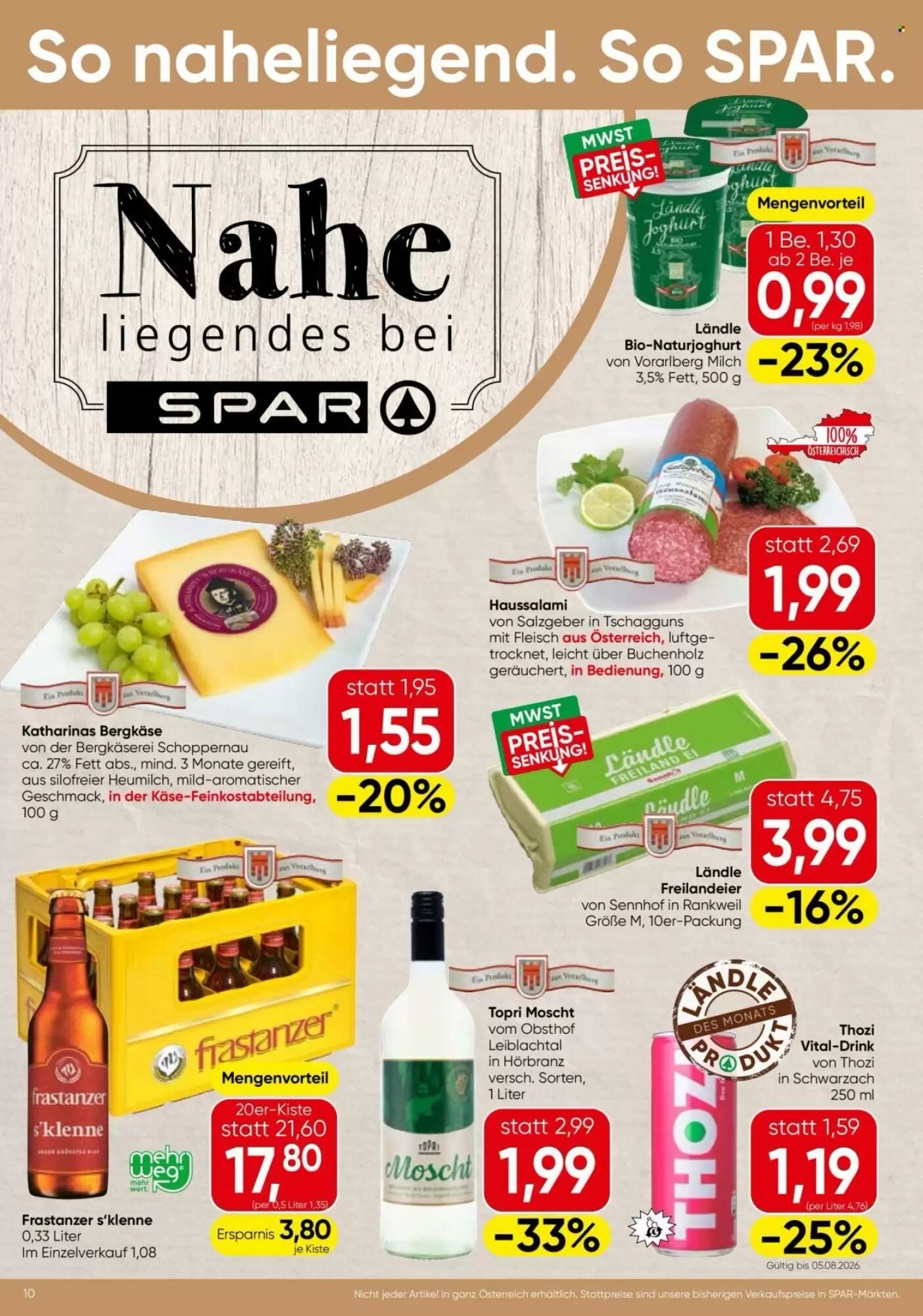 Eurospar Flugblatt (ab 30.07.2026) - Angebote und Prospekt - Seite 10