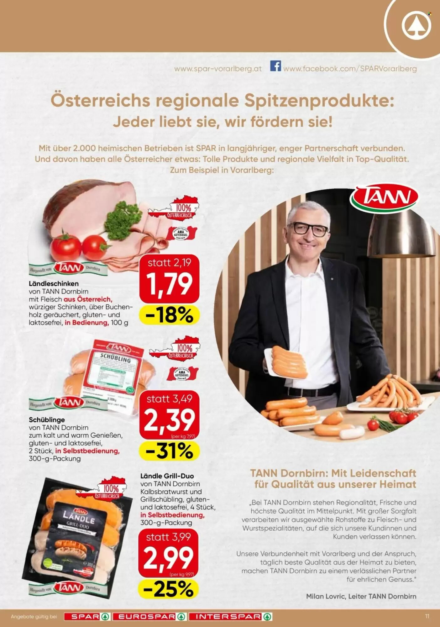 Eurospar Flugblatt (ab 30.07.2026) - Angebote und Prospekt - Seite 11