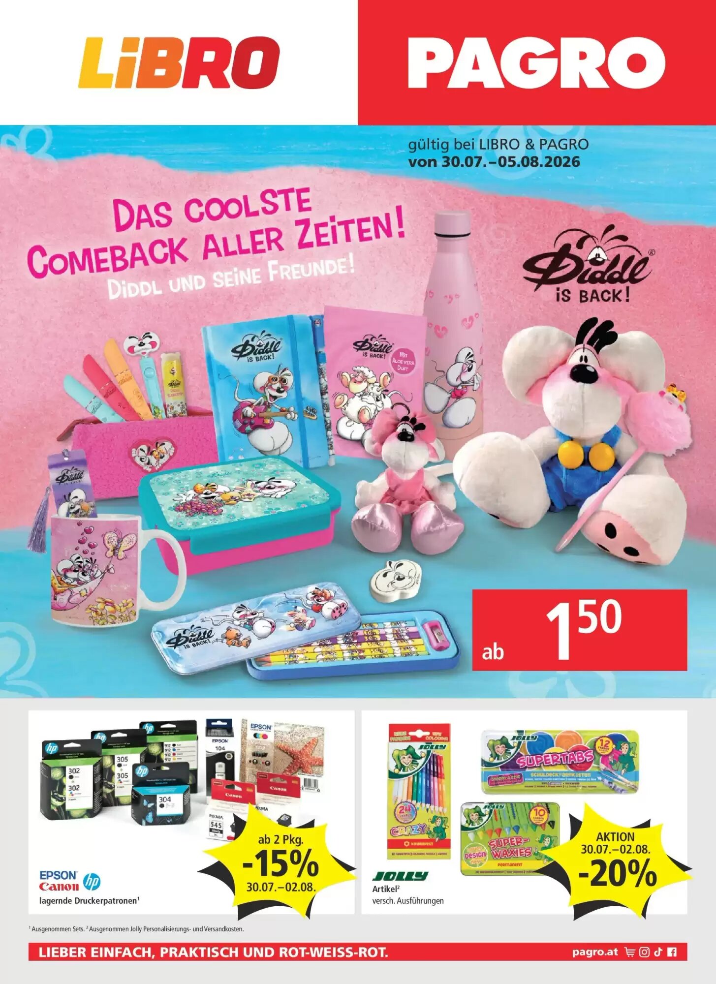 Pagro Diskont Flugblatt (ab 30.07.2026) - Angebote und Prospekt - Seite 1