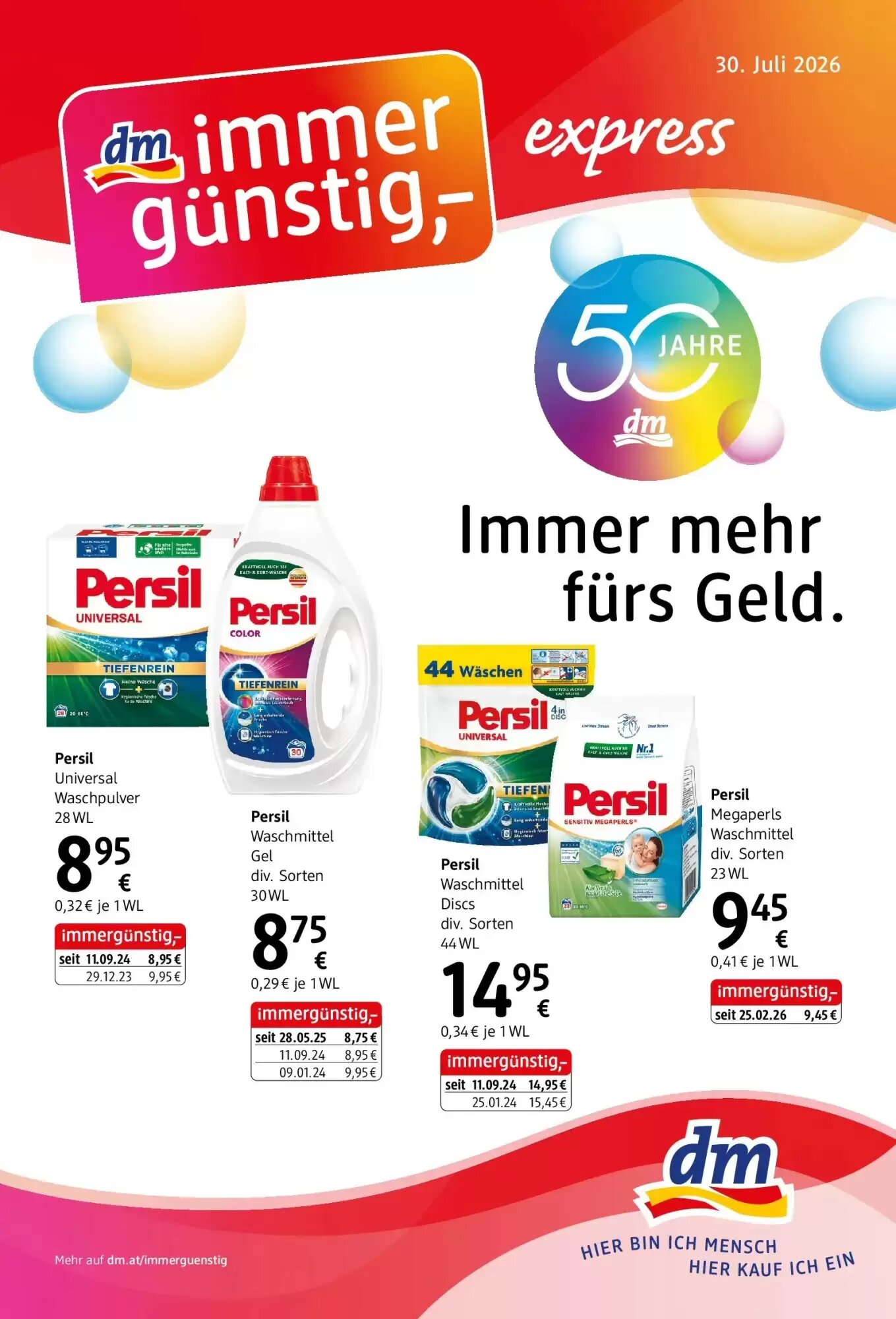 dm Flugblatt (ab 30.07.2026) - Angebote und Prospekt - Seite 1