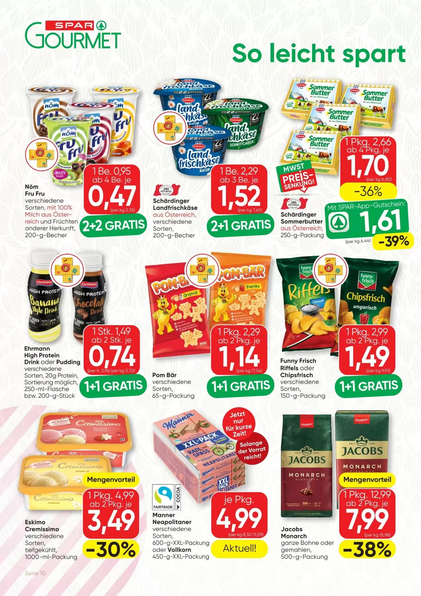 SPAR Gourmet Flugblatt (ab 30.07.2026) - Angebote und Prospekt - Seite 10