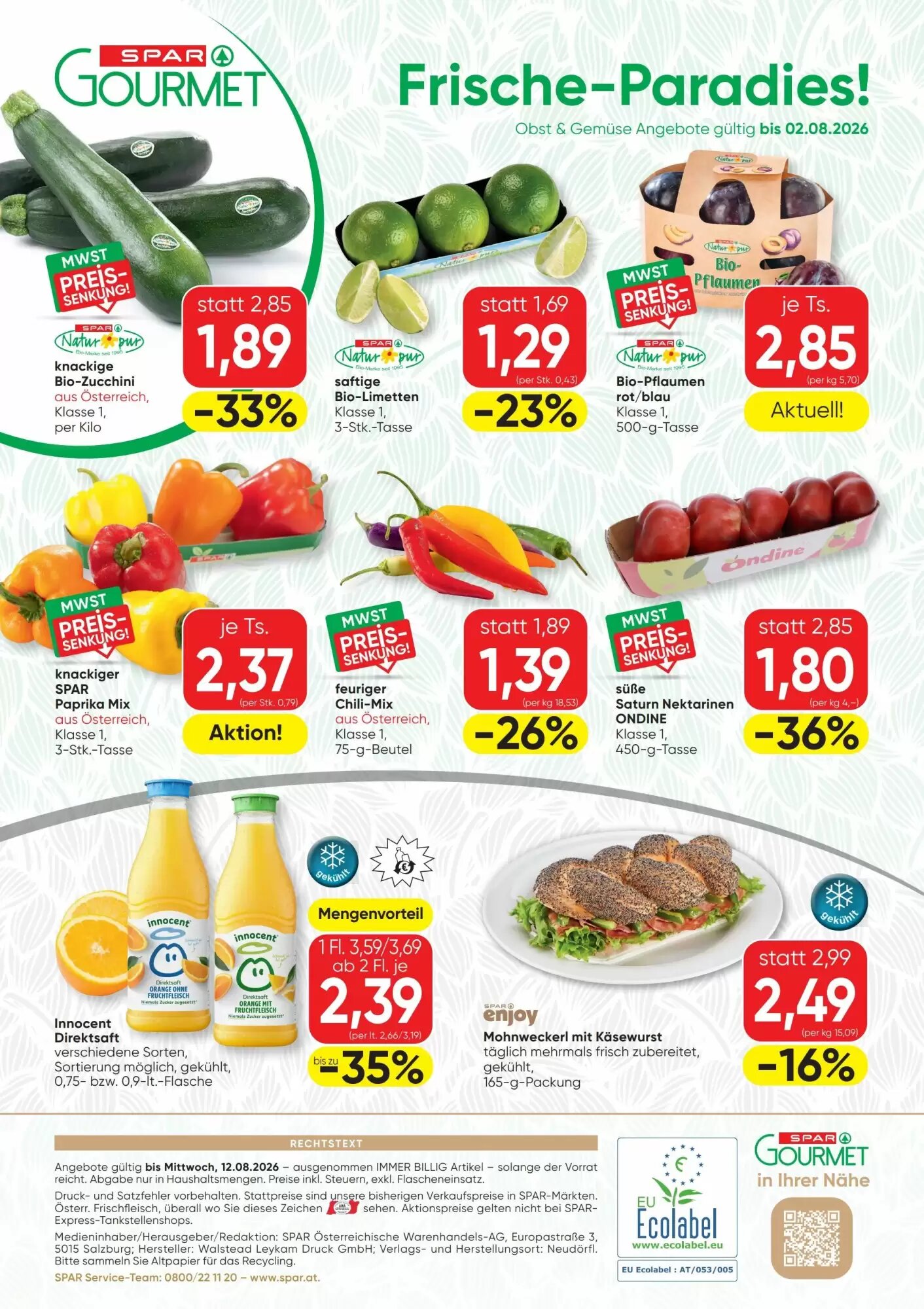 SPAR Gourmet Flugblatt (ab 30.07.2026) - Angebote und Prospekt - Seite 12