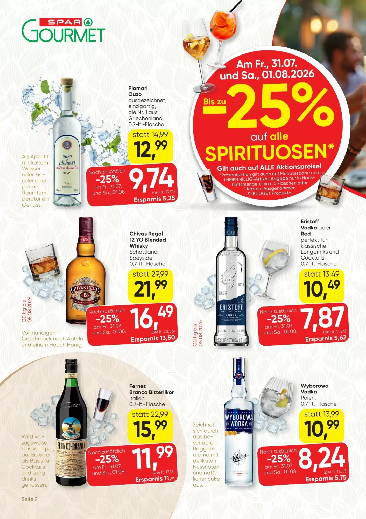 SPAR Gourmet Flugblatt (ab 30.07.2026) - Angebote und Prospekt - Seite 2