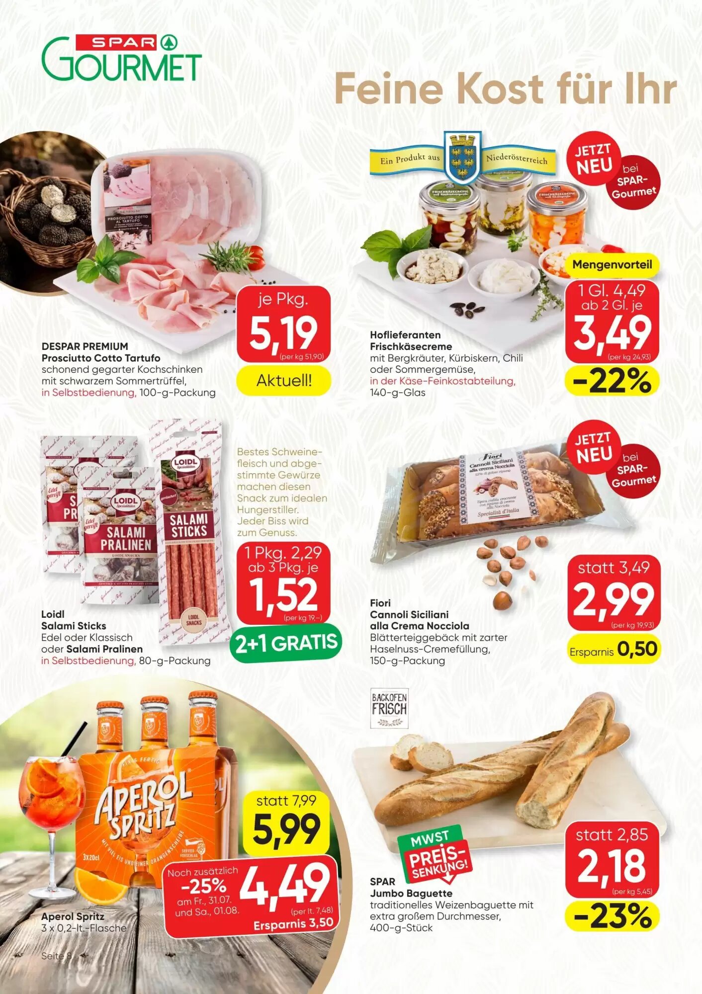 SPAR Gourmet Flugblatt (ab 30.07.2026) - Angebote und Prospekt - Seite 8