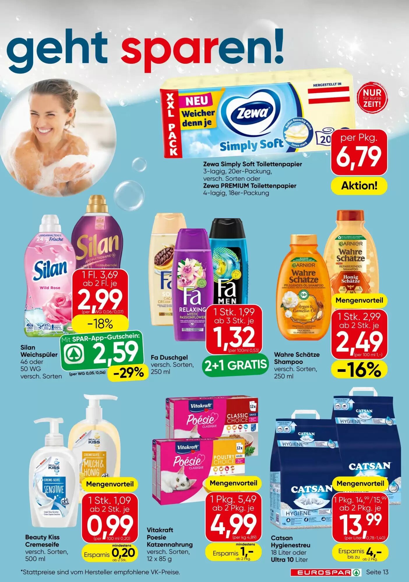 Eurospar Flugblatt (ab 30.07.2026) - Angebote und Prospekt - Seite 13