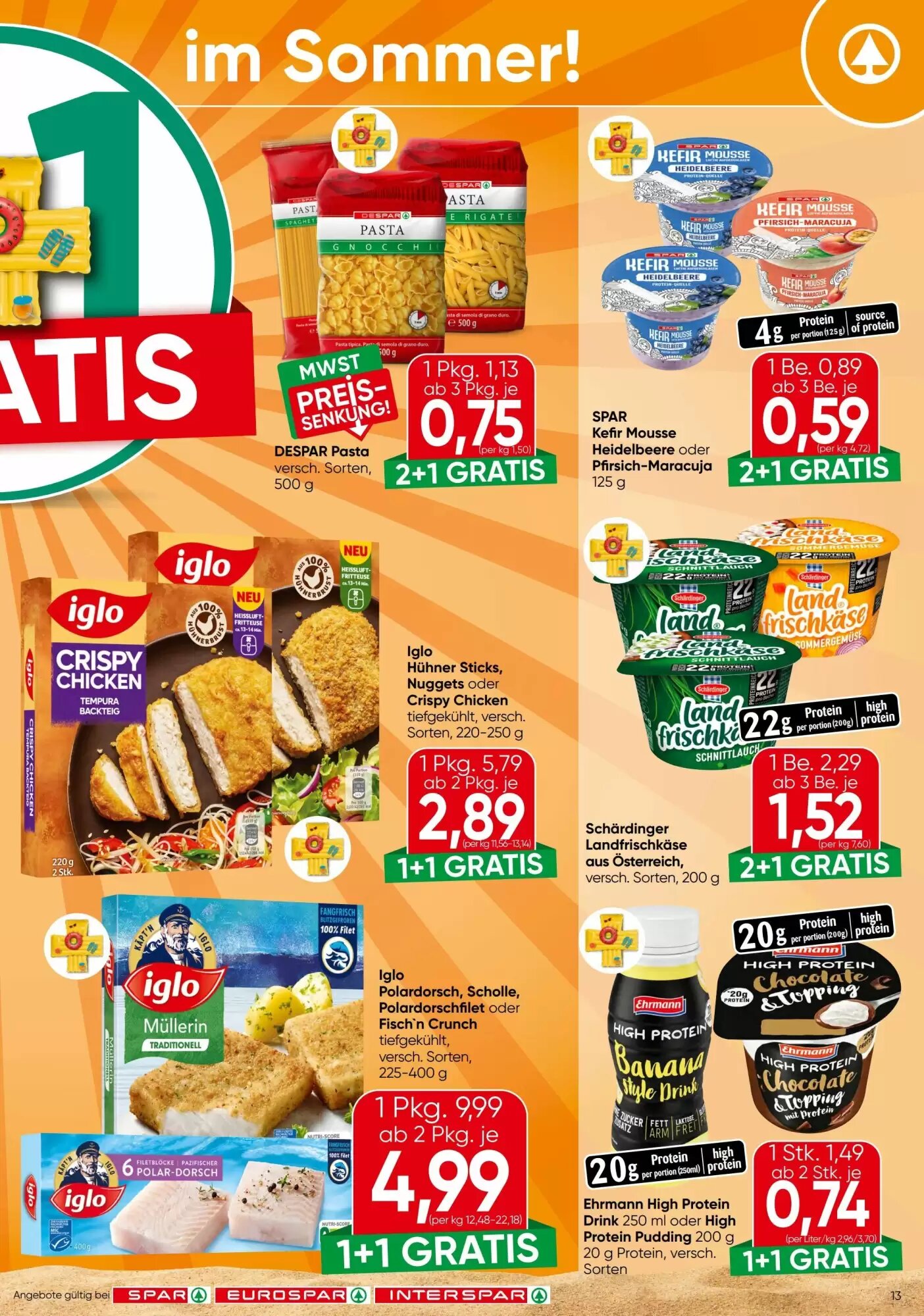 Spar Flugblatt (ab 30.07.2026) - Angebote und Prospekt - Seite 13