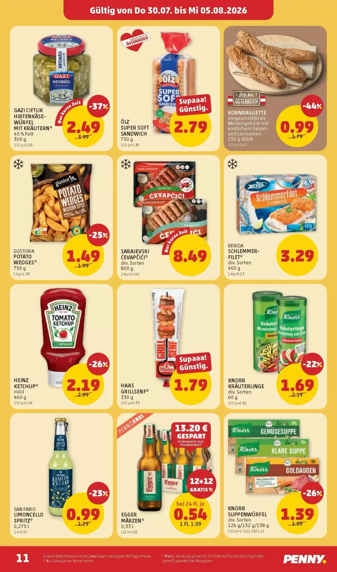 PENNY Flugblatt (ab 30.07.2026) - Angebote und Prospekt - Seite 11