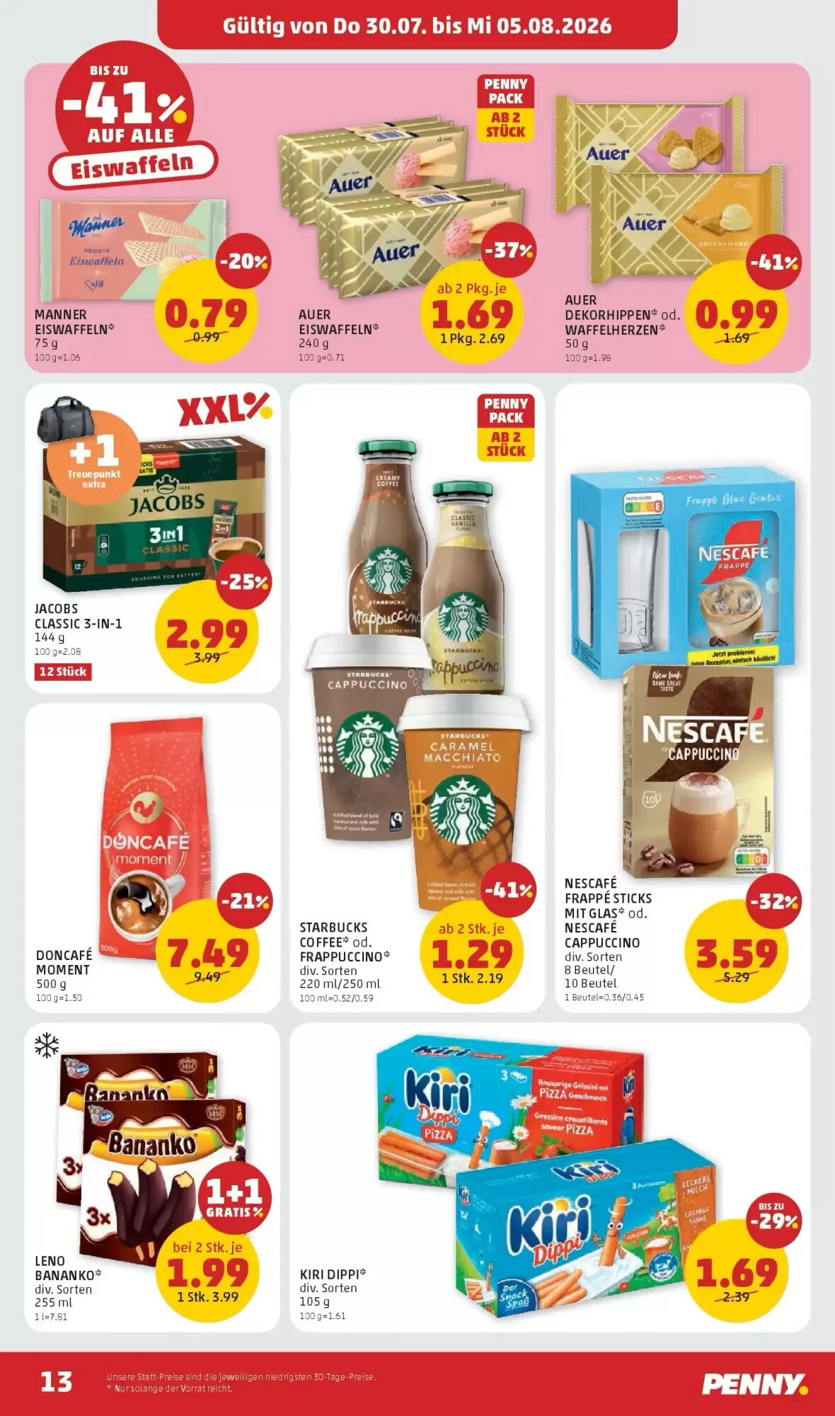 PENNY Flugblatt (ab 30.07.2026) - Angebote und Prospekt - Seite 13