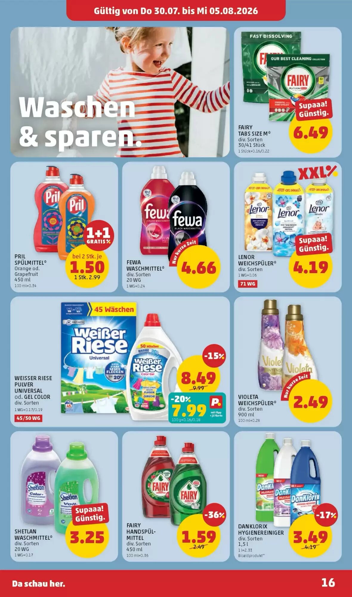 PENNY Flugblatt (ab 30.07.2026) - Angebote und Prospekt - Seite 16
