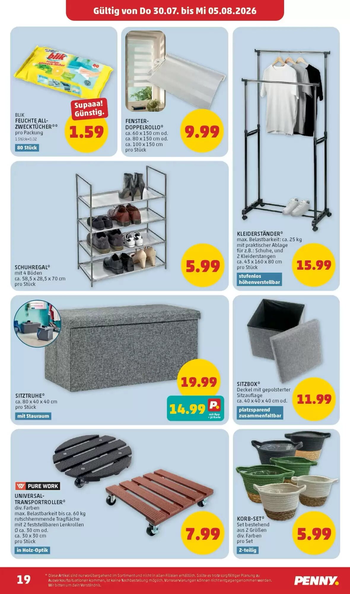 PENNY Flugblatt (ab 30.07.2026) - Angebote und Prospekt - Seite 19