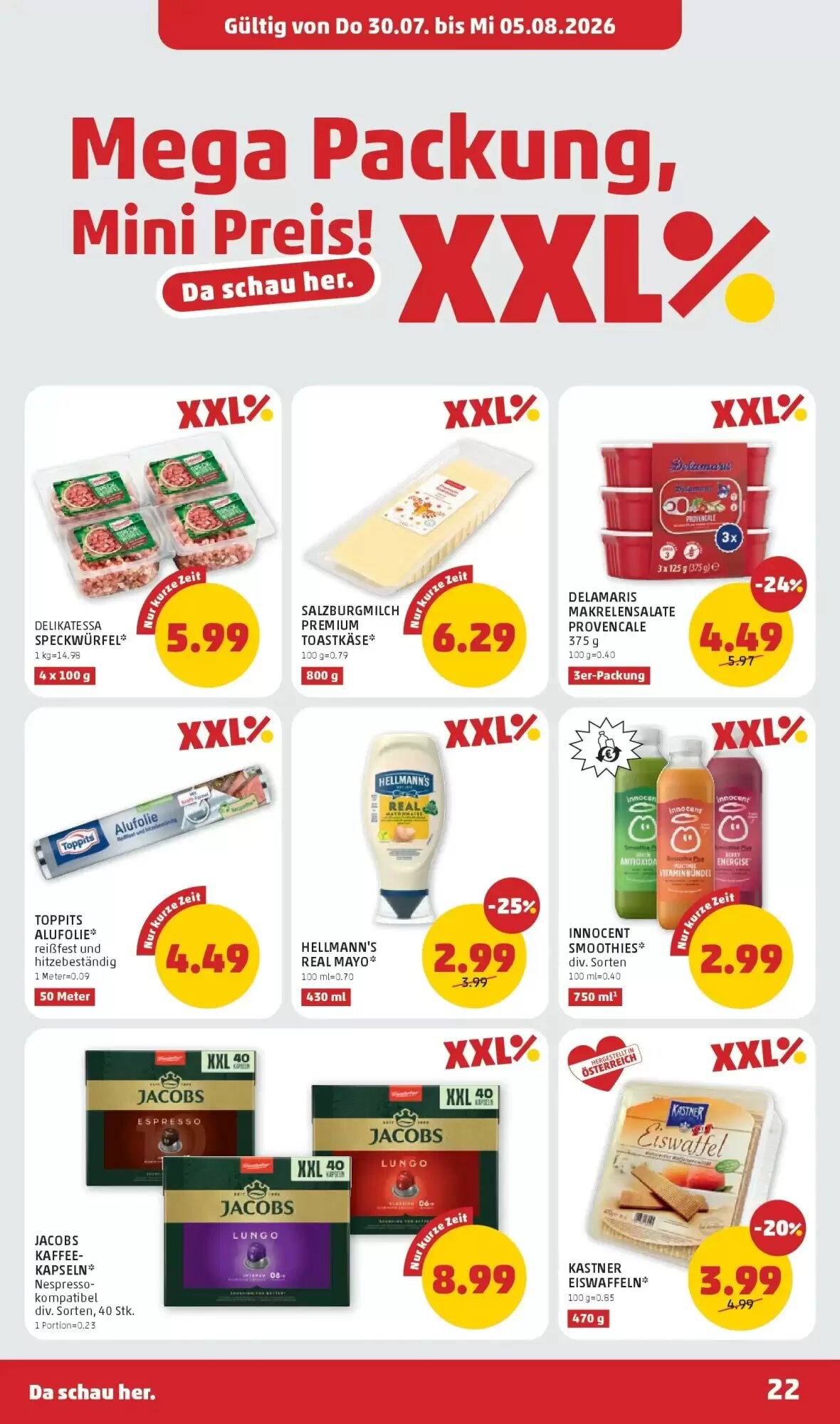 PENNY Flugblatt (ab 30.07.2026) - Angebote und Prospekt - Seite 22