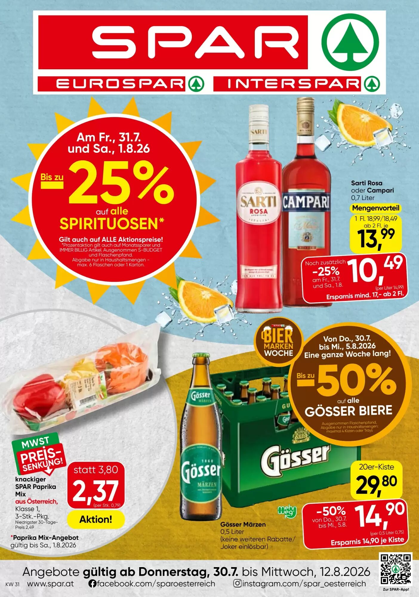 Strasser Markt Flugblatt (ab 30.07.2026) - Angebote und Prospekt - Seite 1