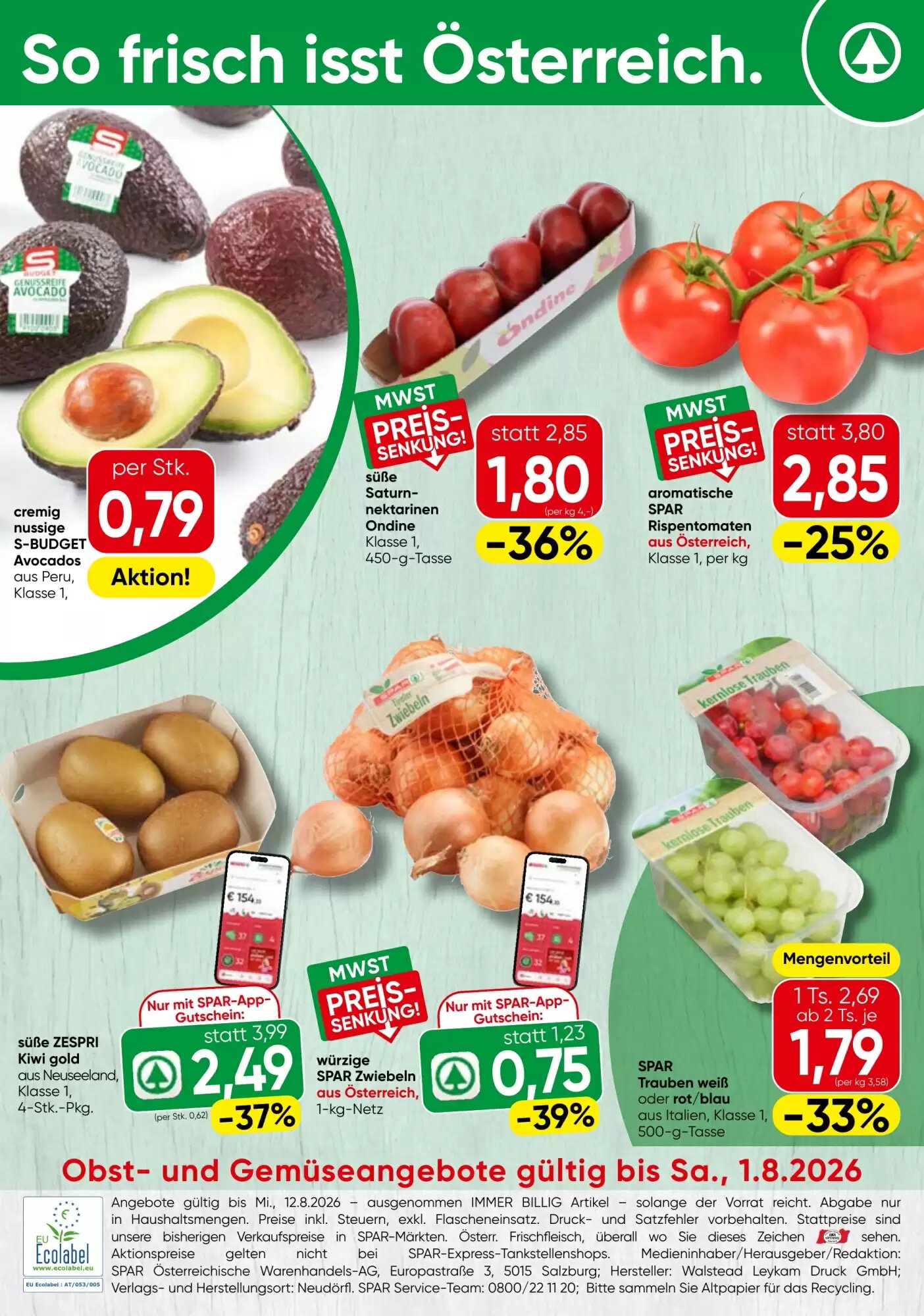 Strasser Markt Flugblatt (ab 30.07.2026) - Angebote und Prospekt - Seite 20