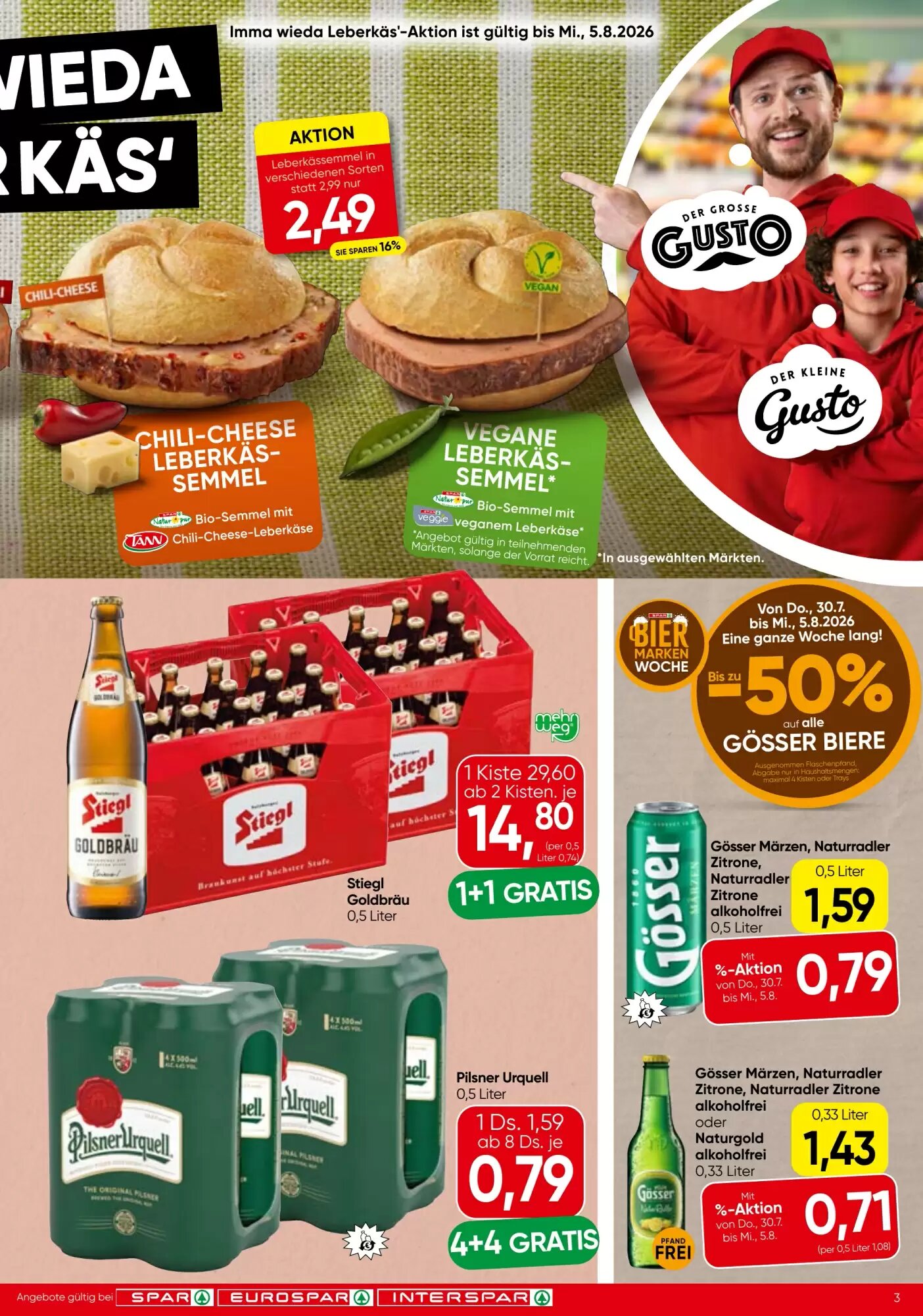 Strasser Markt Flugblatt (ab 30.07.2026) - Angebote und Prospekt - Seite 3