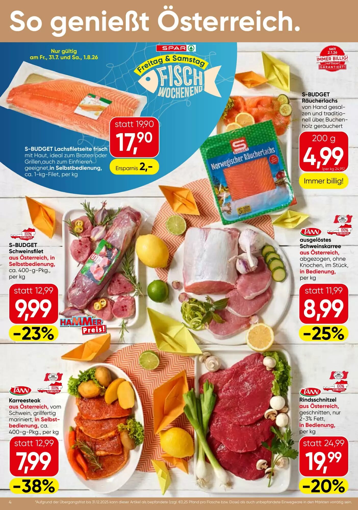 Strasser Markt Flugblatt (ab 30.07.2026) - Angebote und Prospekt - Seite 4
