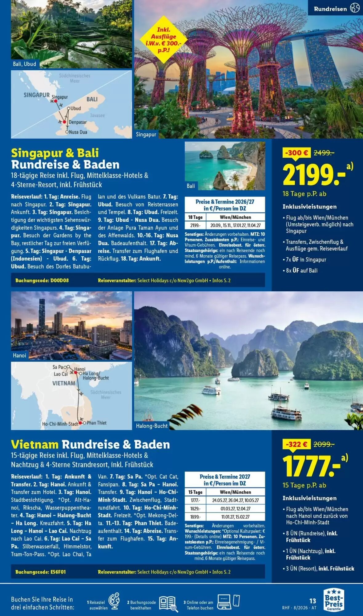 Lidl Reisen Flugblatt (ab 31.07.2026) - Angebote und Prospekt - Seite 13