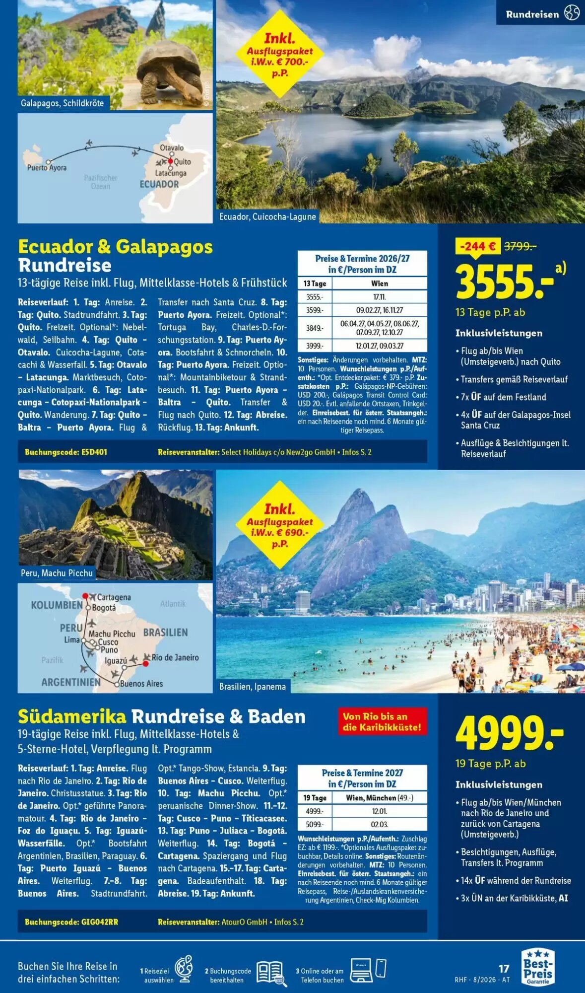 Lidl Reisen Flugblatt (ab 31.07.2026) - Angebote und Prospekt - Seite 17