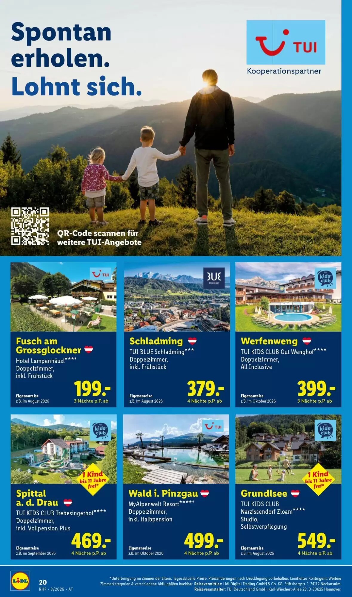 Lidl Reisen Flugblatt (ab 31.07.2026) - Angebote und Prospekt - Seite 20