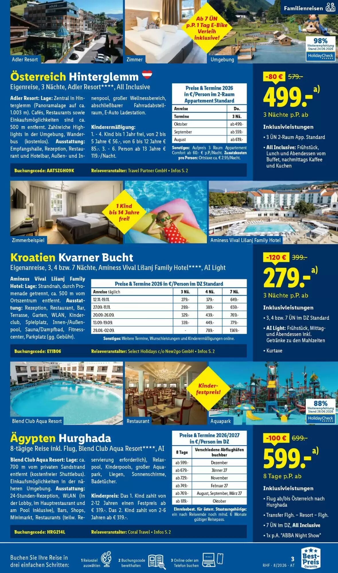 Lidl Reisen Flugblatt (ab 31.07.2026) - Angebote und Prospekt - Seite 3