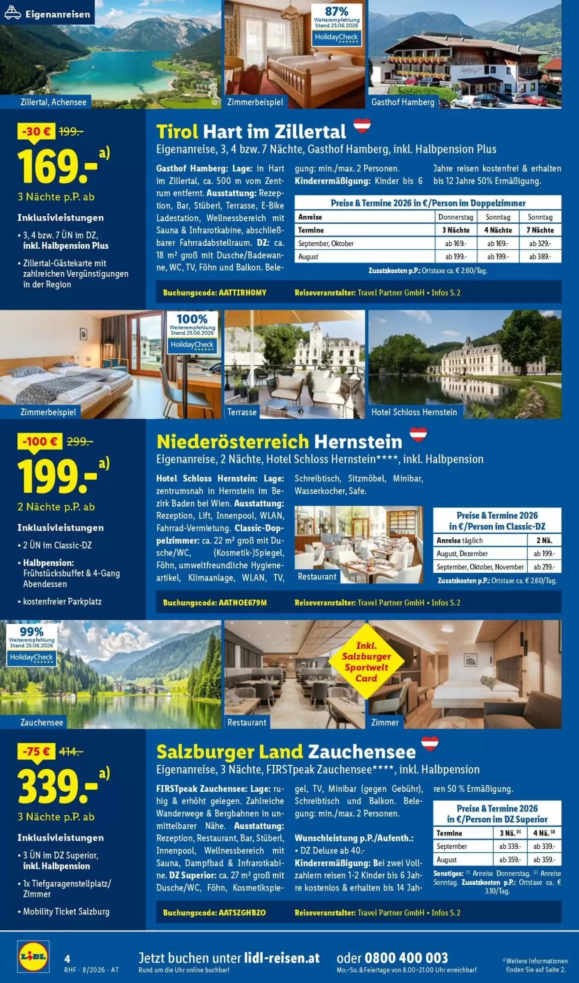 Lidl Reisen Flugblatt (ab 31.07.2026) - Angebote und Prospekt - Seite 4