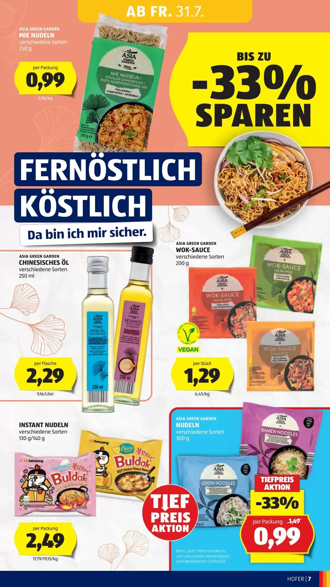 Hofer Flugblatt (ab 31.07.2026) - Angebote und Prospekt - Seite 13