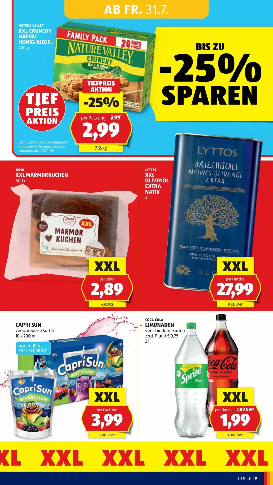 Hofer Flugblatt (ab 31.07.2026) - Angebote und Prospekt - Seite 15