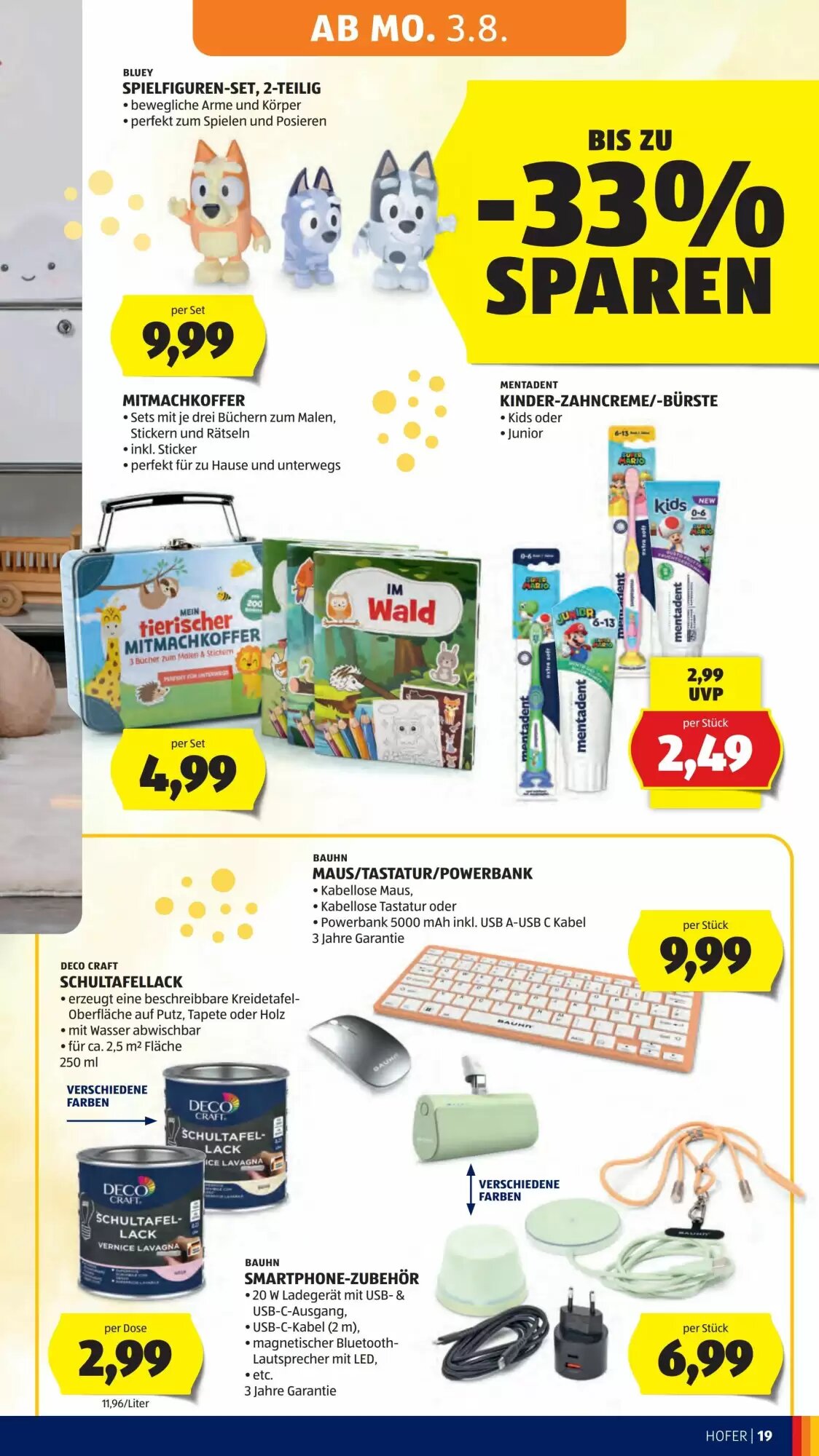 Hofer Flugblatt (ab 31.07.2026) - Angebote und Prospekt - Seite 27