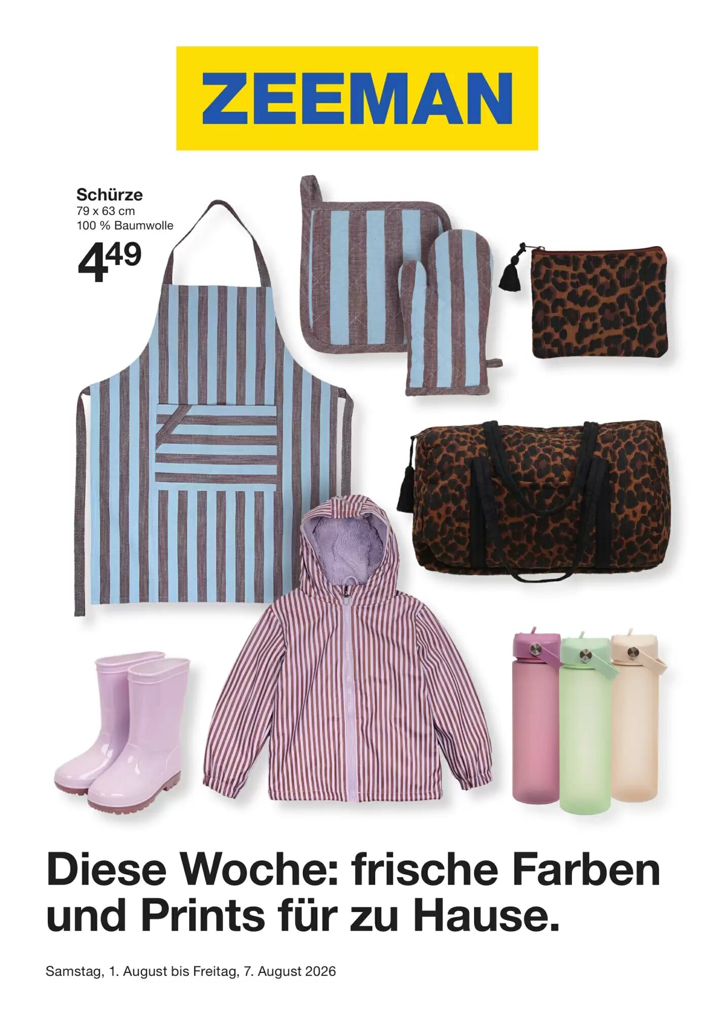 Zeeman Flugblatt (ab 01.08.2026) - Angebote und Prospekt - Seite 1