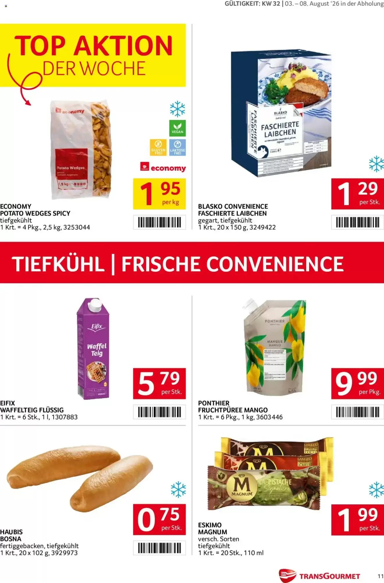 Transgourmet Flugblatt (ab 03.08.2026) - Angebote und Prospekt - Seite 11