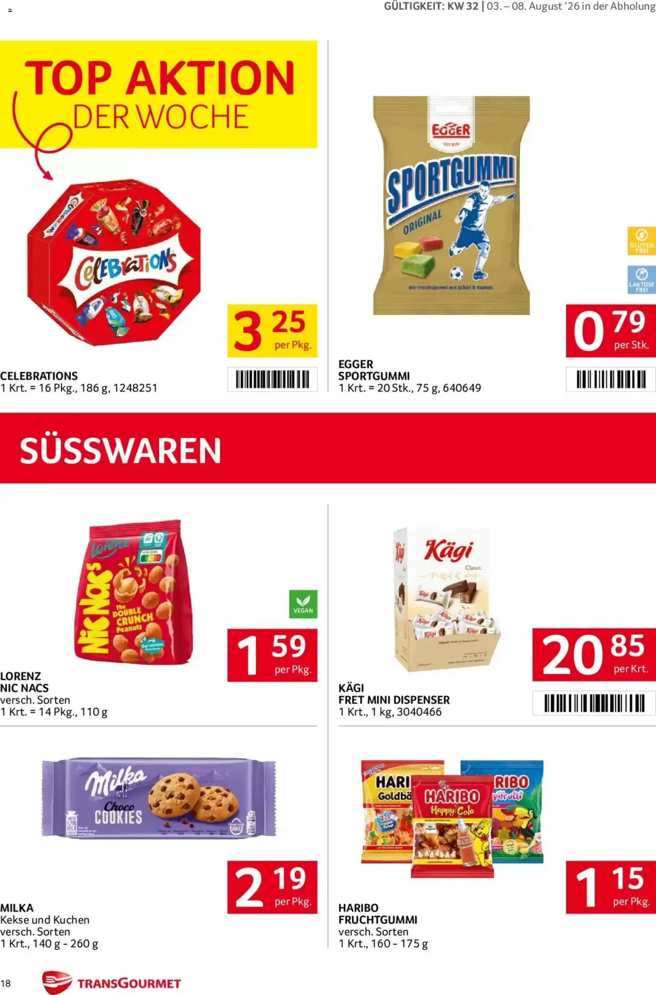 Transgourmet Flugblatt (ab 03.08.2026) - Angebote und Prospekt - Seite 18