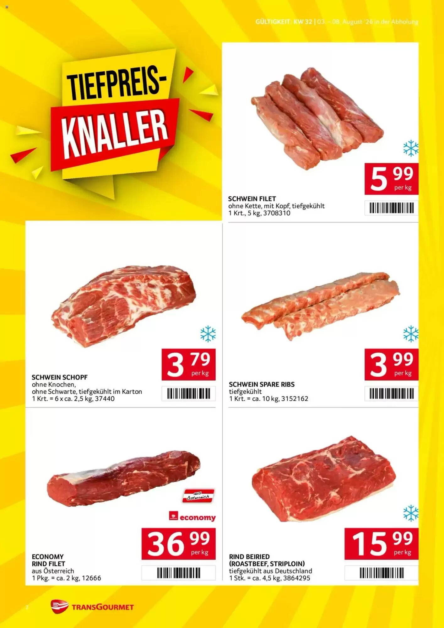 Transgourmet Flugblatt (ab 03.08.2026) - Angebote und Prospekt - Seite 2