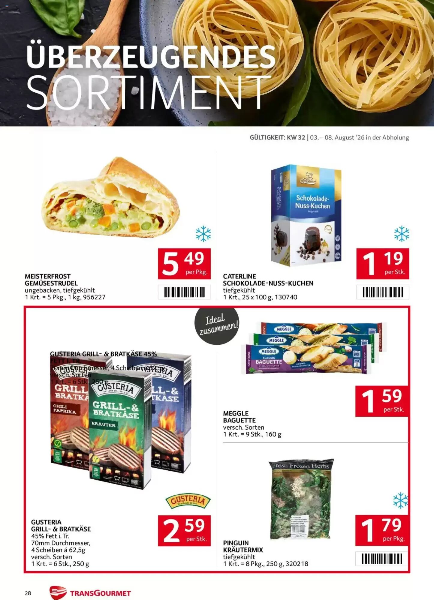 Transgourmet Flugblatt (ab 03.08.2026) - Angebote und Prospekt - Seite 28