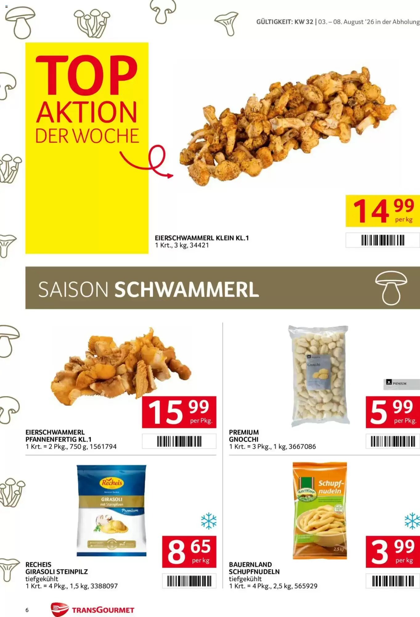 Transgourmet Flugblatt (ab 03.08.2026) - Angebote und Prospekt - Seite 6