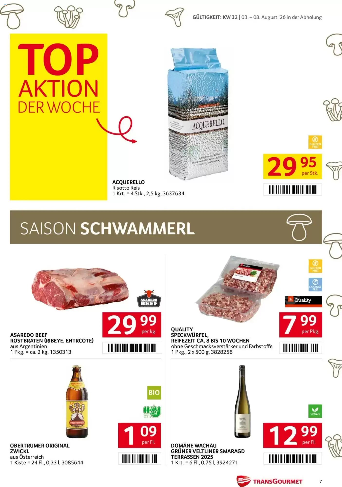 Transgourmet Flugblatt (ab 03.08.2026) - Angebote und Prospekt - Seite 7