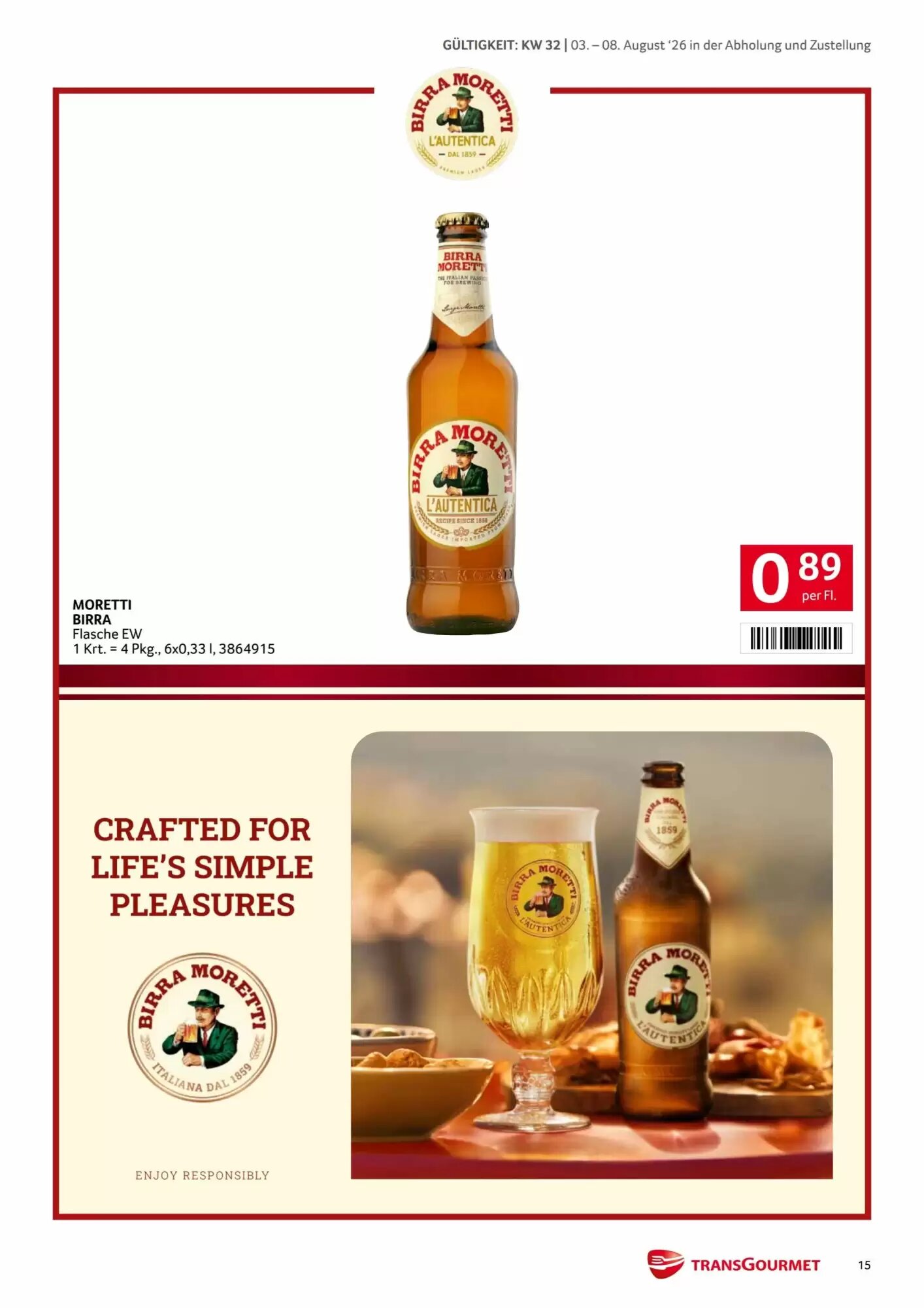 Transgourmet Flugblatt (ab 03.08.2026) - Angebote und Prospekt - Seite 15