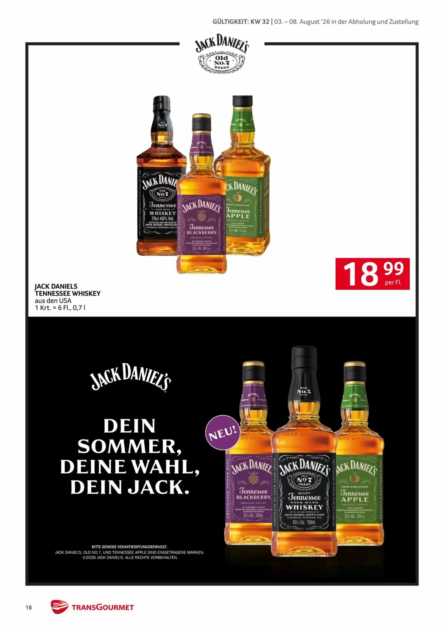 Transgourmet Flugblatt (ab 03.08.2026) - Angebote und Prospekt - Seite 16