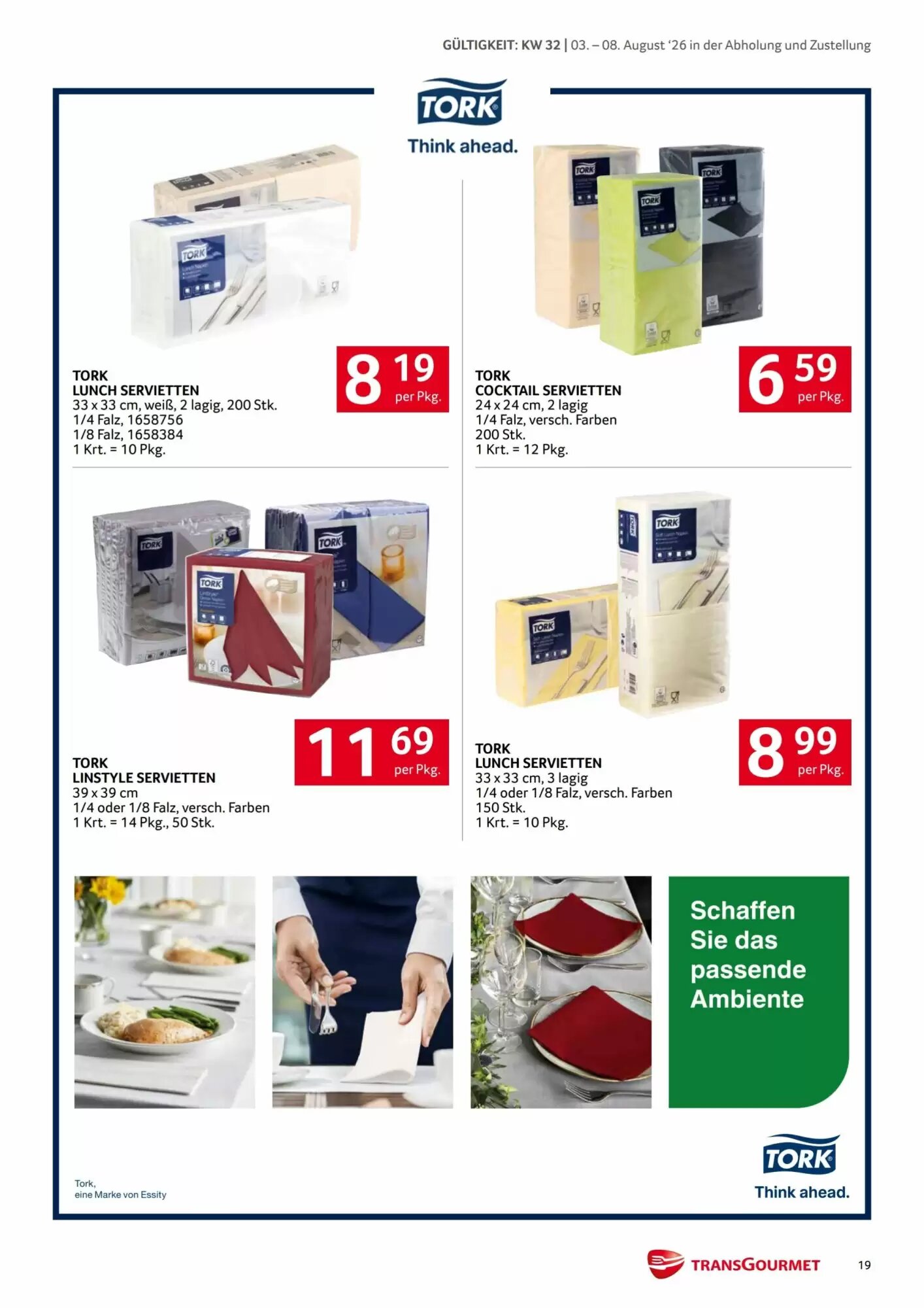 Transgourmet Flugblatt (ab 03.08.2026) - Angebote und Prospekt - Seite 19