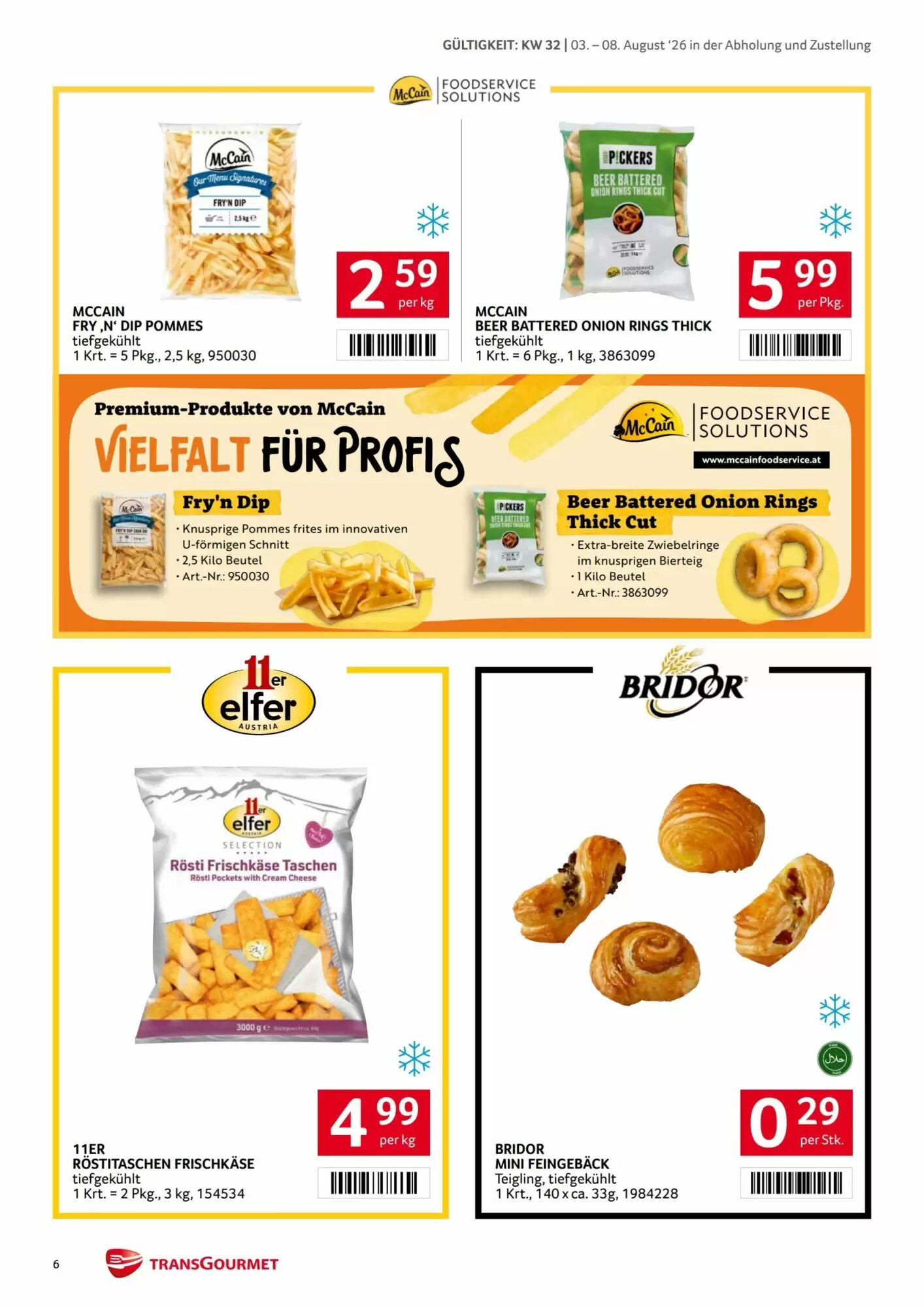 Transgourmet Flugblatt (ab 03.08.2026) - Angebote und Prospekt - Seite 6