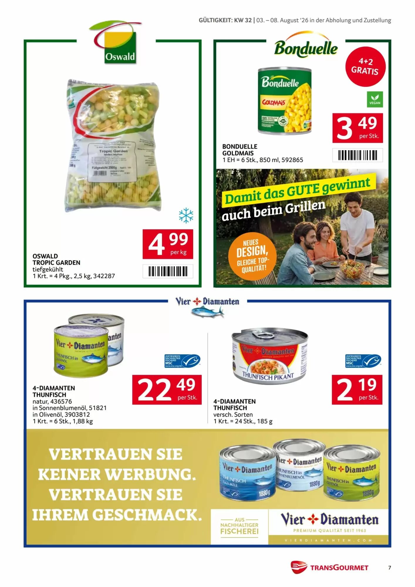 Transgourmet Flugblatt (ab 03.08.2026) - Angebote und Prospekt - Seite 7